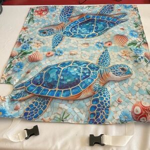 Colorful Sea Turtle Beach Mailbox Cover